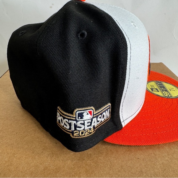 Baltimore Orioles 2024 MLB Post Season Hat Fitted New Era 59FIFTY On Field 7 1/8 - Picture 4 of 9